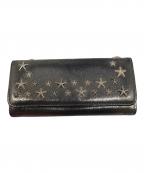 JIMMY CHOOジミーチュウ）の古着「スタースタッズ長財布」｜シルバー