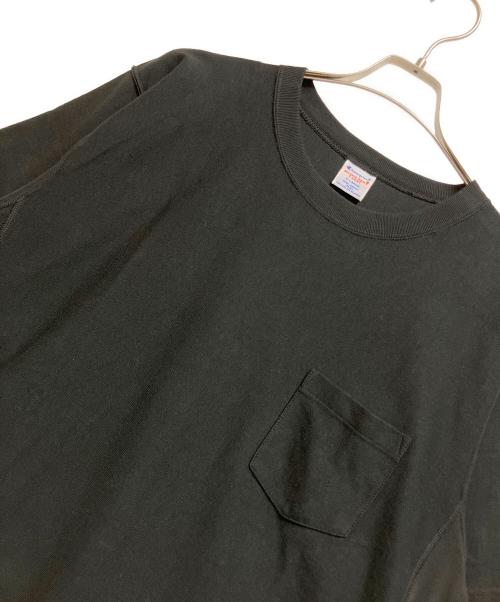 Champion REVERSE WEAVE（チャンピオン リバース ウィーブ）Champion REVERSE WEAVE (チャンピオン リバース ウィーブ) リバースウィーブ(R) ショートスリーブポケットTシャツ ブラック サイズ:XLの古着・服飾アイテム