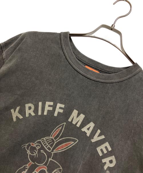 KRIFF MAYER（クリフメイヤー）KRIFF MAYER (クリフメイヤー) クリフラビットピグメントT グレー サイズ:Mの古着・服飾アイテム