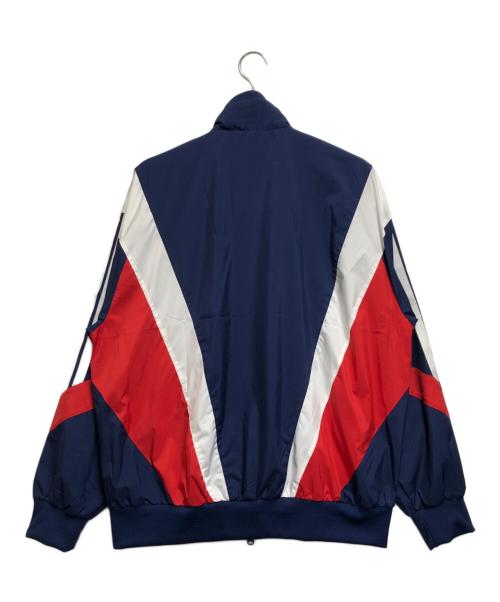 adidas（アディダス）adidas (アディダス) マストハブ ルーズフィット メッシュ裏地付き ウインドブレーカージャケット ネイビー サイズ:XLの古着・服飾アイテム