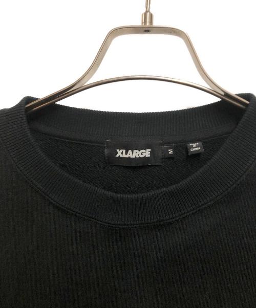 X-LARGE（エクストララージ）X-LARGE (エクストララージ) クルーネックスウェット ブラック サイズ:Mの古着・服飾アイテム