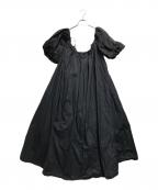 ETRE TOKYOエトレトウキョウ）の古着「デタッチスリーブボリュームワンピース」｜ブラック