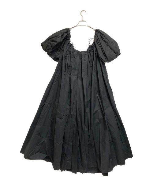 ETRE TOKYO（エトレトウキョウ）ETRE TOKYO (エトレトウキョウ) デタッチスリーブボリュームワンピース ブラック サイズ:FREEの古着・服飾アイテム