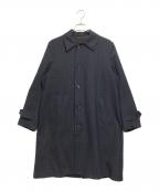 GUILTYPARTIESギルティーパーティーズ）の古着「ステンカラーコート」｜ネイビー×ブラック