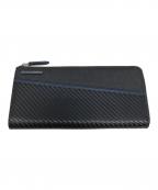 STUDIO DESIMOスタジオ デシモ）の古着「ハニーセル長財布」｜ブラック×ブルー