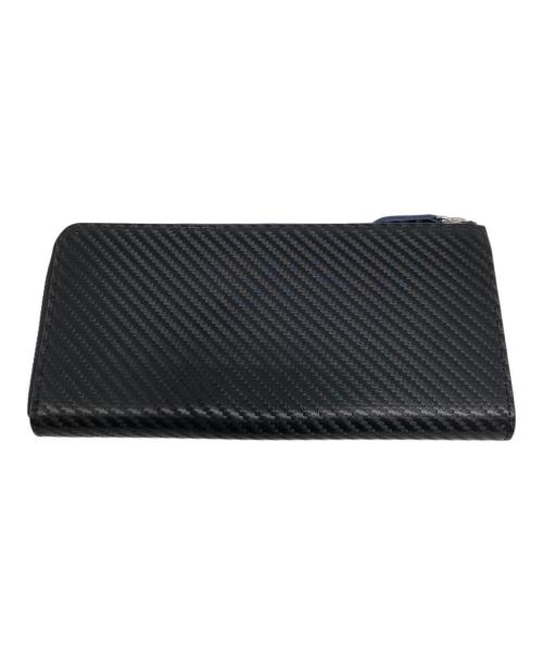 STUDIO DESIMO（スタジオ デシモ）STUDIO DESIMO (スタジオ デシモ) ハニーセル長財布 ブラック×ブルーの古着・服飾アイテム