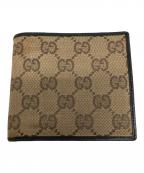 GUCCIグッチ）の古着「2つ折り財布」｜ブラウン