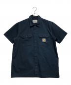 CarHarttカーハート）の古着「MASTER SHIRT（マスターシャツ）」｜ネイビー