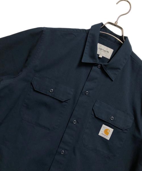 CarHartt（カーハート）CarHartt (カーハート) MASTER SHIRT（マスターシャツ） ネイビー サイズ:Lの古着・服飾アイテム
