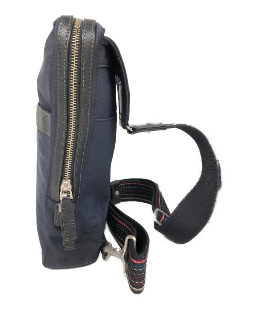 PAUL SMITH（ポールスミス）Paul Smith (ポールスミス) ボディバッグ ネイビー×ブラックの古着・服飾アイテム
