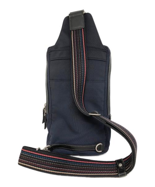 PAUL SMITH（ポールスミス）Paul Smith (ポールスミス) ボディバッグ ネイビー×ブラックの古着・服飾アイテム