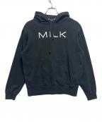 MILKミルク）の古着「プルオーバーパーカー」｜ブラック
