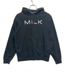 MILK（ミルク）の古着「プルオーバーパーカー」｜ブラック