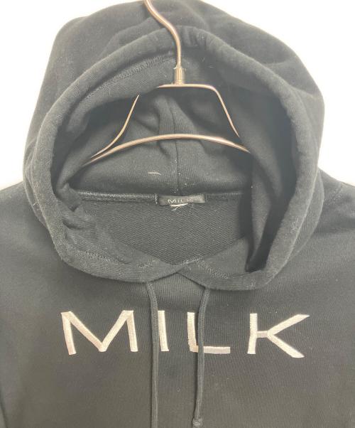 MILK（ミルク）MILK (ミルク) プルオーバーパーカー ブラック サイズ:SIZE 不明の古着・服飾アイテム