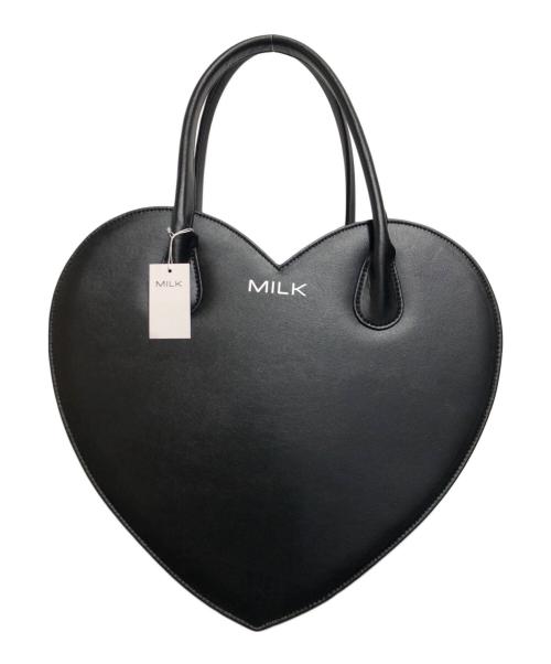 MILK（ミルク）MILK (ミルク) ハートバッグ ブラックの古着・服飾アイテム