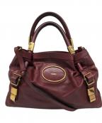 Chloeクロエ）の古着「ヴィクトリア 2WAYショルダーバッグ」｜レッド