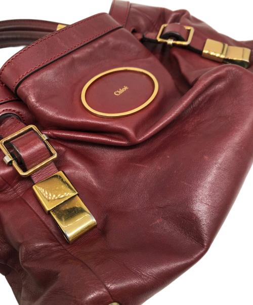 Chloe（クロエ）Chloe (クロエ) ヴィクトリア 2WAYショルダーバッグ レッドの古着・服飾アイテム