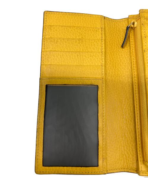 GUCCI（グッチ）GUCCI (グッチ) 長財布 ブラック×イエローの古着・服飾アイテム