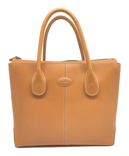 TOD'S（トッズ）TOD'S (トッズ) ハンドバッグ ブラウンの古着・服飾アイテム