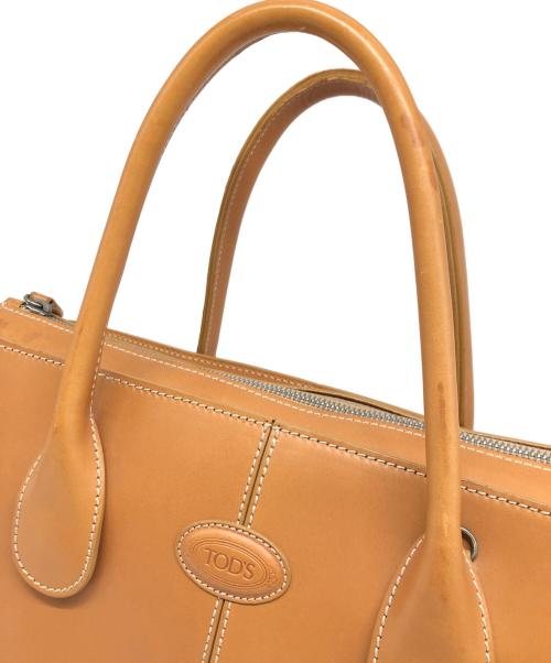 TOD'S（トッズ）TOD'S (トッズ) ハンドバッグ ブラウンの古着・服飾アイテム