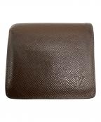 LOUIS VUITTONルイ ヴィトン）の古着「ポルト 3カルト クレディ タイガ」｜ブラウン