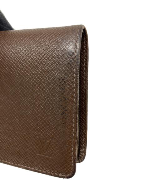 LOUIS VUITTON（ルイ ヴィトン）LOUIS VUITTON (ルイ ヴィトン) ポルト 3カルト クレディ タイガ ブラウンの古着・服飾アイテム