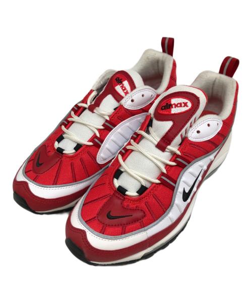 NIKE（ナイキ）NIKE (ナイキ) WMNS AIR MAX 98（エア マックス 98） レッド×ホワイト サイズ:US 10.5の古着・服飾アイテム