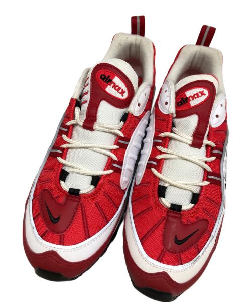 NIKE（ナイキ）NIKE (ナイキ) WMNS AIR MAX 98（エア マックス 98） レッド×ホワイト サイズ:US 10.5の古着・服飾アイテム