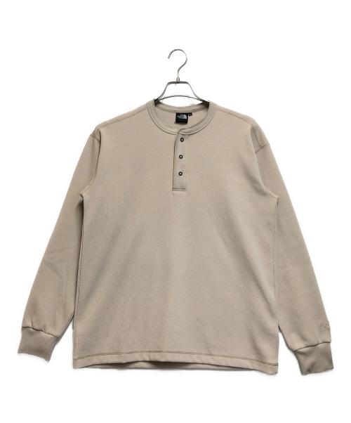 THE NORTH FACE（ザ ノース フェイス）THE NORTH FACE (ザ ノース フェイス) ロングスリーブハニカムヘンリー ベージュ サイズ:L 未使用品の古着・服飾アイテム