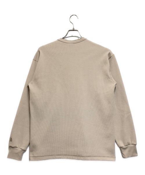 THE NORTH FACE（ザ ノース フェイス）THE NORTH FACE (ザ ノース フェイス) ロングスリーブハニカムヘンリー ベージュ サイズ:L 未使用品の古着・服飾アイテム