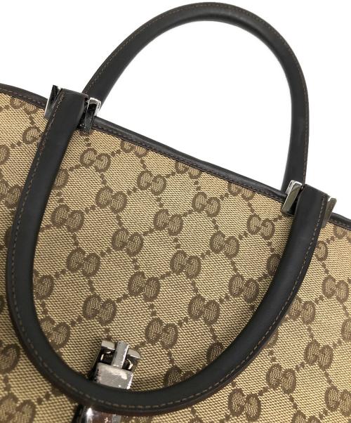GUCCI（グッチ）GUCCI (グッチ) ミニハンドバッグ ベージュの古着・服飾アイテム