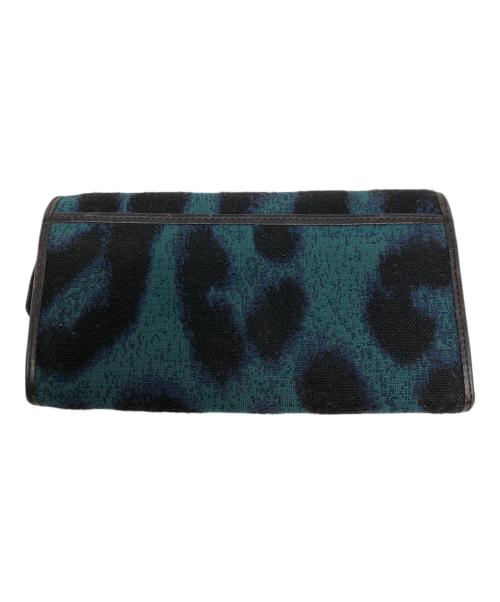 Vivienne Westwood（ヴィヴィアンウエストウッド）Vivienne Westwood (ヴィヴィアンウエストウッド) 長財布 グリーン×ブラックの古着・服飾アイテム