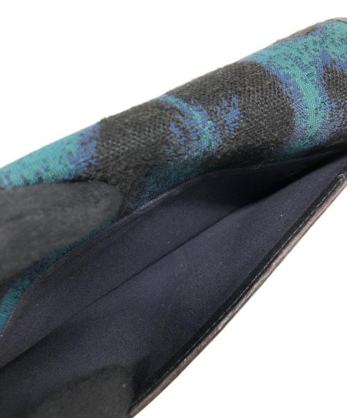 Vivienne Westwood（ヴィヴィアンウエストウッド）Vivienne Westwood (ヴィヴィアンウエストウッド) 長財布 グリーン×ブラックの古着・服飾アイテム