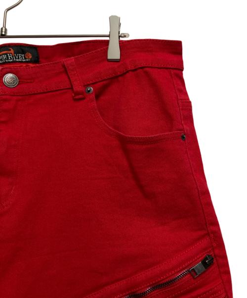copper rivet（コッパーリベット）copper rivet (コッパーリベット) ハーフパンツ レッド サイズ:38の古着・服飾アイテム