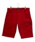 copper rivet（コッパーリベット）の古着「ハーフパンツ」｜レッド