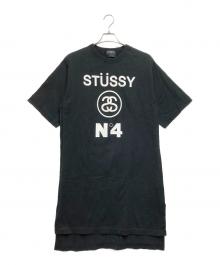 stussy（ステューシー）の古着「半袖ワンピース」｜ブラック