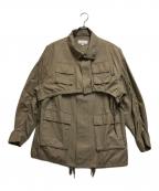 moussyマウジー）の古着「MILITARY BOLERO ＆ ベスト」｜カーキ