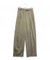 Ameri（アメリ）の古着「REFINE DOUBLE TUCK PANTS」｜オリーブ