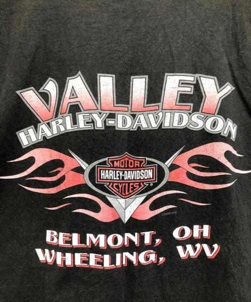 HARLEY-DAVIDSON（ハーレーダビッドソン）HARLEY-DAVIDSON (ハーレーダビッドソン) ノースリーブカットソー ブラック サイズ:Lの古着・服飾アイテム