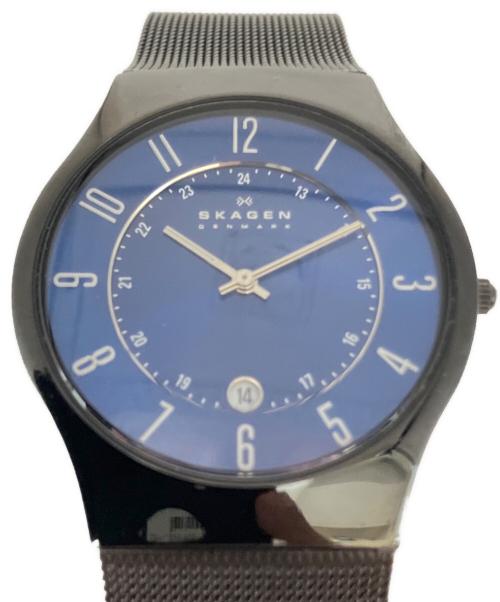 SKAGEN（スカーゲン）SKAGEN (スカーゲン) 腕時計 ネイビーの古着・服飾アイテム