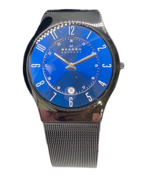 SKAGEN（スカーゲン）SKAGEN (スカーゲン) 腕時計 ネイビーの古着・服飾アイテム