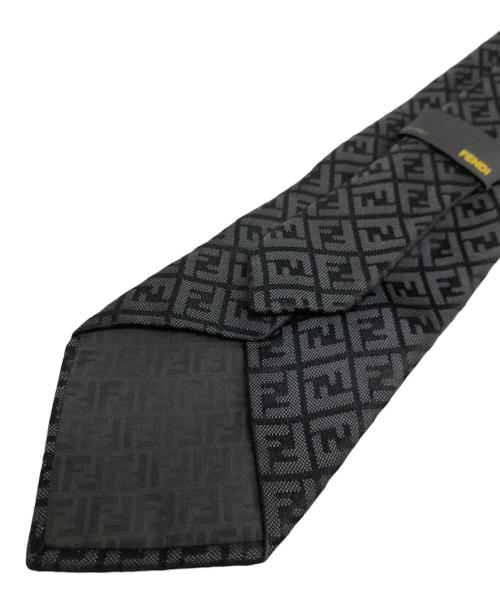 FENDI（フェンディ）FENDI (フェンディ) シルクネクタイ ブラック サイズ:不明の古着・服飾アイテム