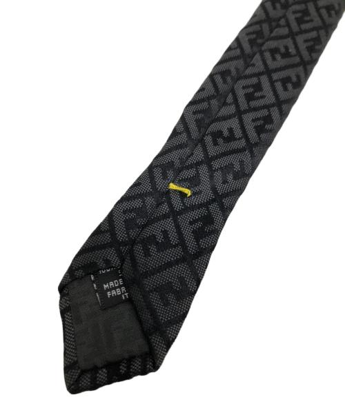 FENDI（フェンディ）FENDI (フェンディ) シルクネクタイ ブラック サイズ:不明の古着・服飾アイテム