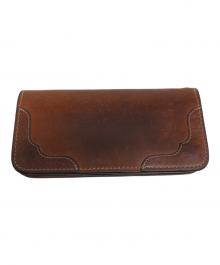 不明（フメイ）の古着「長財布」｜ブラウン