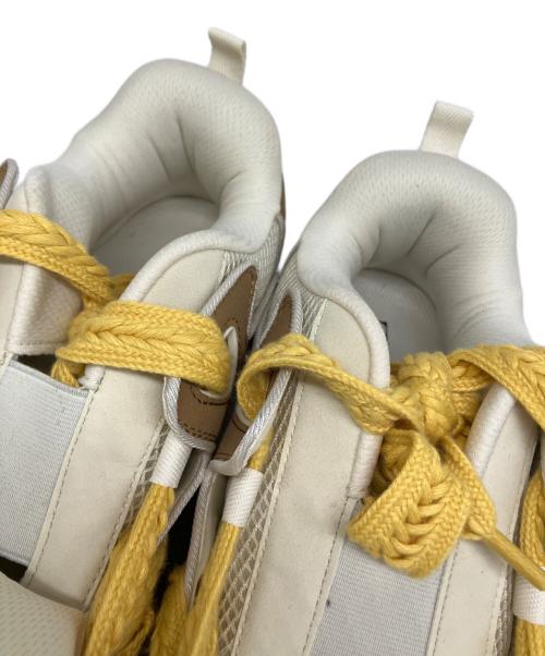 ZARA（ザラ）ZARA (ザラ) スケートスニーカー ホワイト×ブラウン サイズ:US 8の古着・服飾アイテム