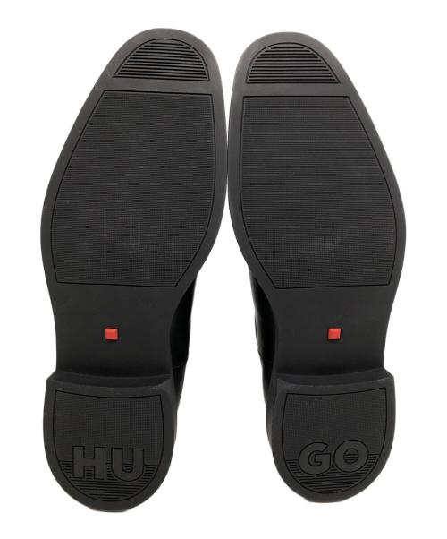 HUGO BOSS（ヒューゴ ボス）HUGO BOSS (ヒューゴ ボス) サイドゴアブーツ ブラック サイズ:07の古着・服飾アイテム