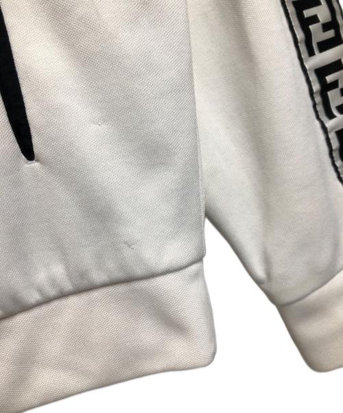 FENDI（フェンディ）FENDI (フェンディ) プルオーバーパーカー ホワイト×ブラック サイズ:Sの古着・服飾アイテム