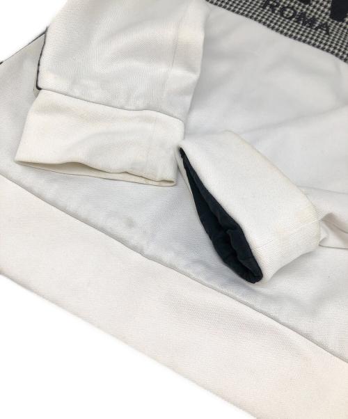 FENDI（フェンディ）FENDI (フェンディ) プルオーバーパーカー ホワイト×ブラック サイズ:Sの古着・服飾アイテム