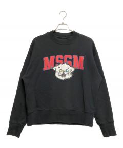 中古・古着通販】MSGM (エムエスジーエム) ロゴTシャツ レッド サイズ
