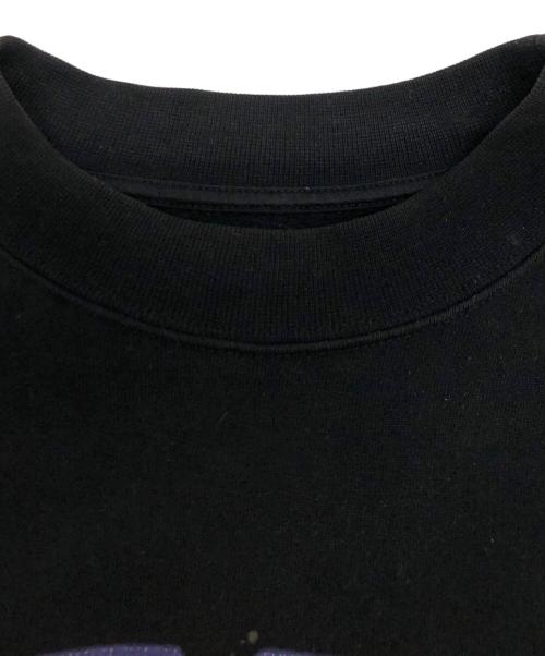 MSGM（エムエスジーエム）MSGM (エムエスジーエム) プリントロゴトレーナー ブラック サイズ:Sの古着・服飾アイテム